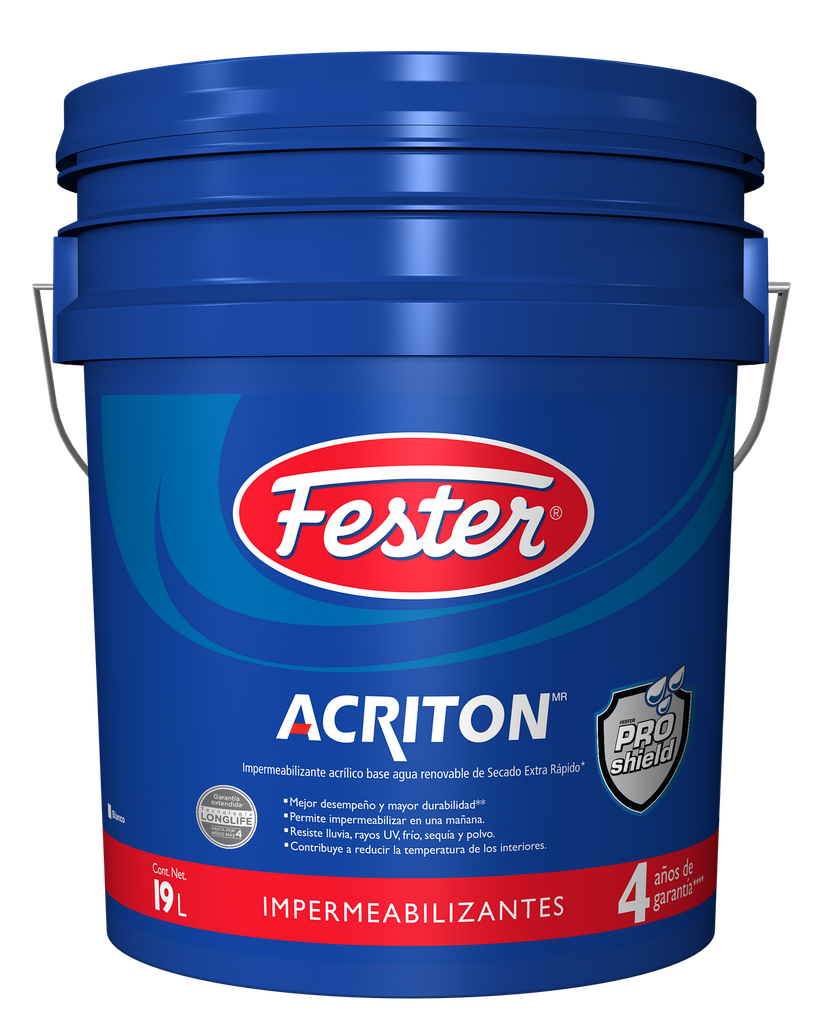 Fester Acriton 4 Años Blanco Cub 19 L Fester 