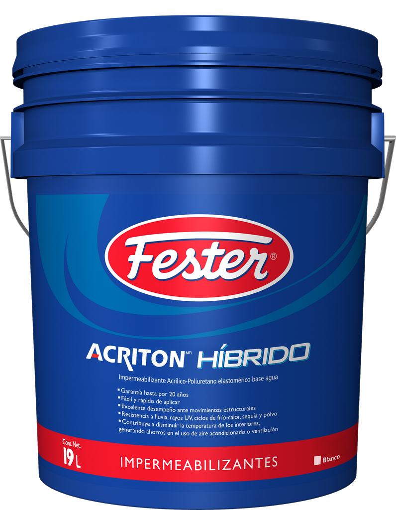 Fester Acriton Hibrido Blanco Cub 19 L Fester
