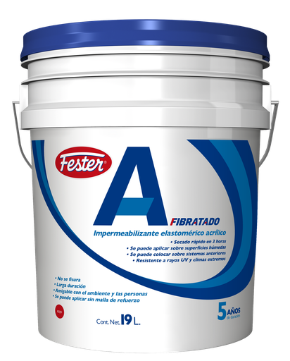 [2638809] A 5 Años Rojo Fibratado Cub 19 L Fester