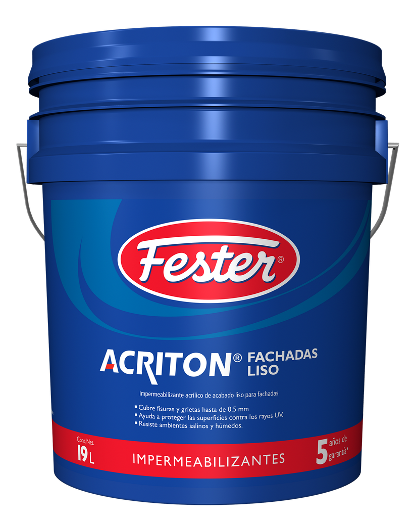 Fester Acriton Fachadas Liso Blanco Cub 19 L Fester