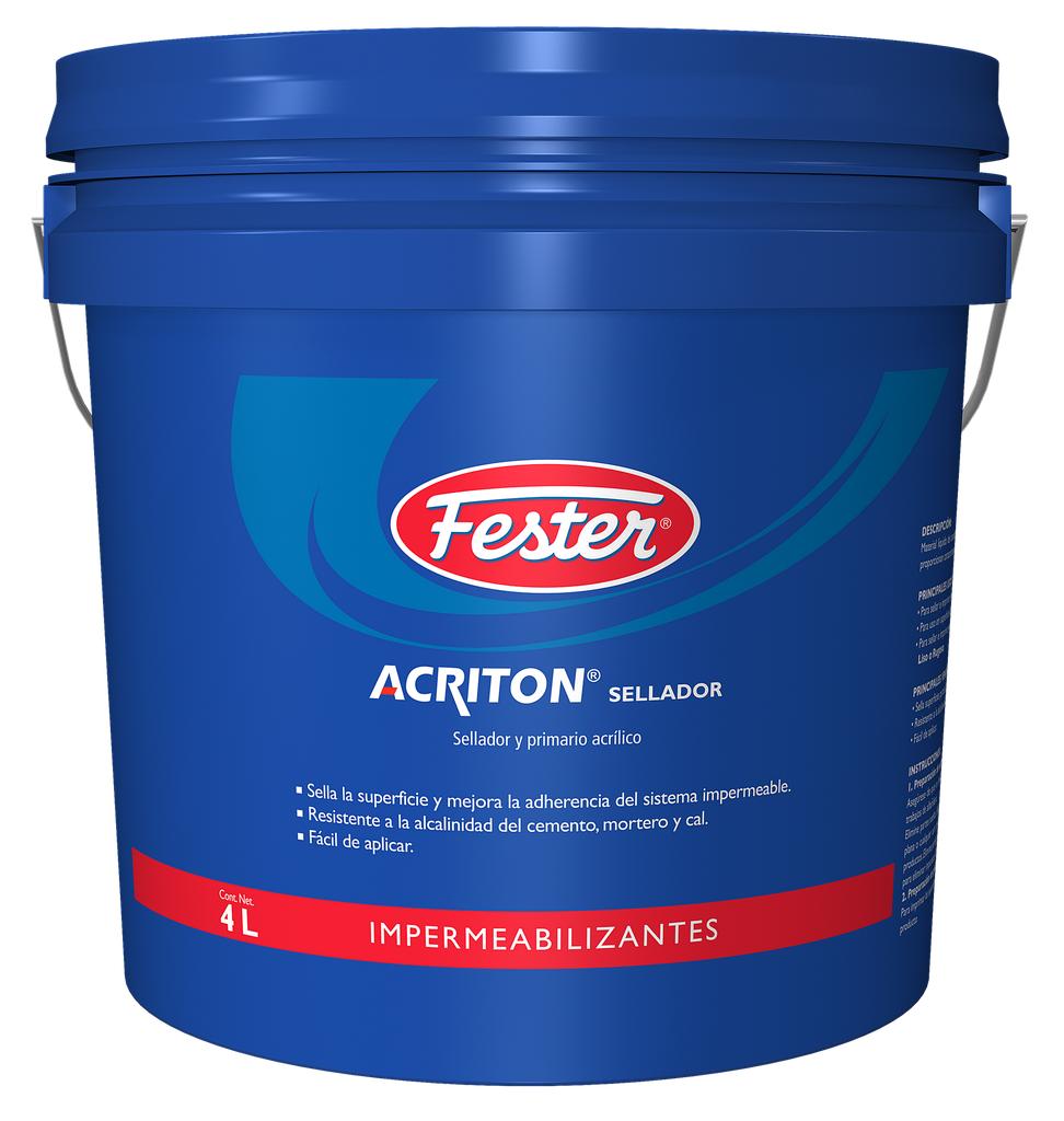 Fester Acriton Sellador Para Imperm Bote 4 L Fester 