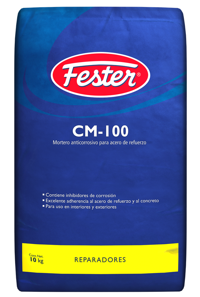 Fester Cm-100 Mortero Anticorrosivo Saco 10 Kg Fester 