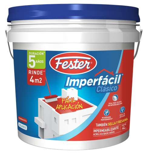 [2503493] Fester Imperfacil Clasico 5 Años Blanco Bote 4 L Fester 